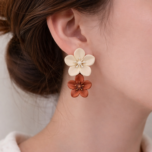 Flower Drop Earrings
